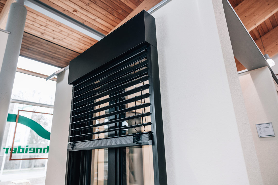 Ausstellungsbereich für Holz-Aluminium-Fenster bei Schneider Fensterbau