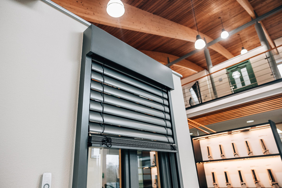 Ausstellungsbereich für Holz-Aluminium-Fenster bei Schneider Fensterbau