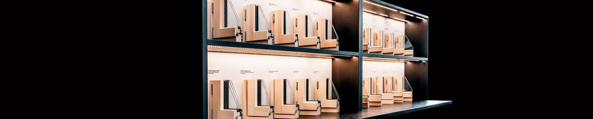 Ausstellung Ausführungen Holzfenster