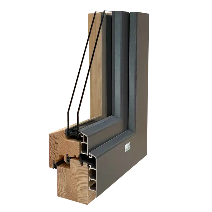 Holz-Alu Fenster Kiefer S HAF BASIC 68 bei Fensterbau Schneider Holz-Alu Fenster Kiefer S HAF BASIC 68