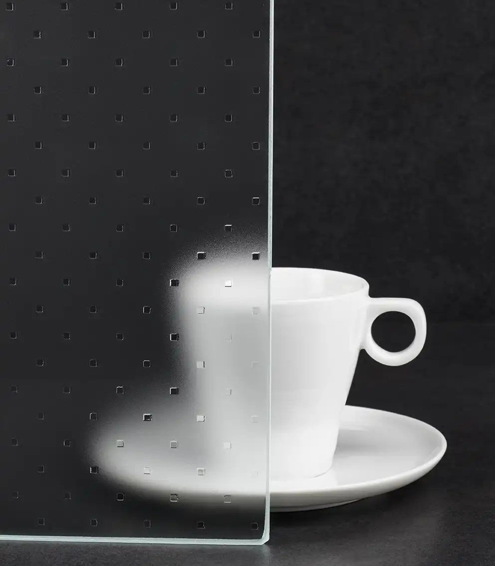 Glassorte Mardas Pave für Holzfenster