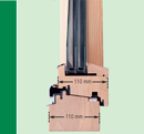 Holzfenster S HF Massiv 110